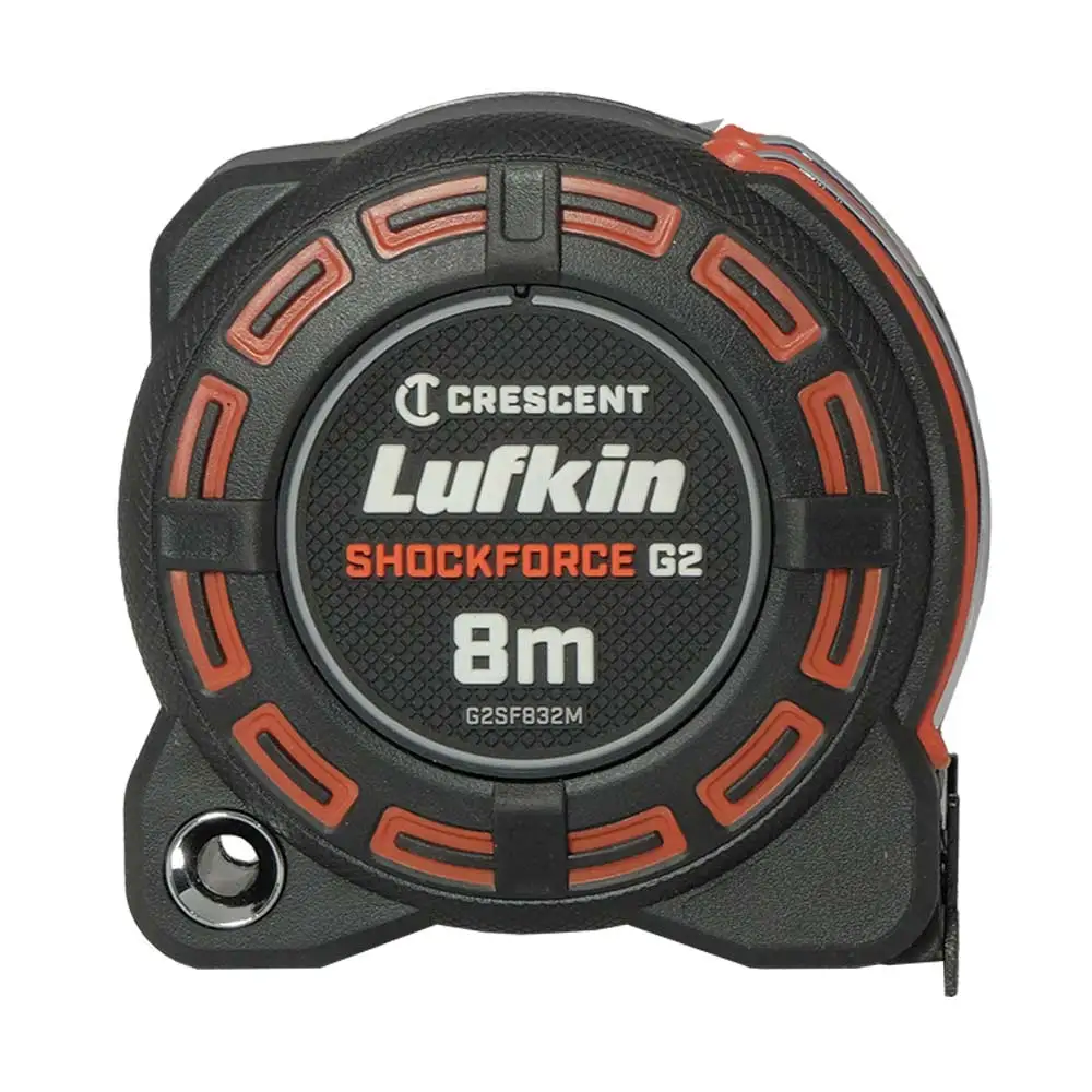 CRESCENT LUFKIN 8m x 32mm Shockforce Gen 2 Tape Measure - Yellow G2SF832M