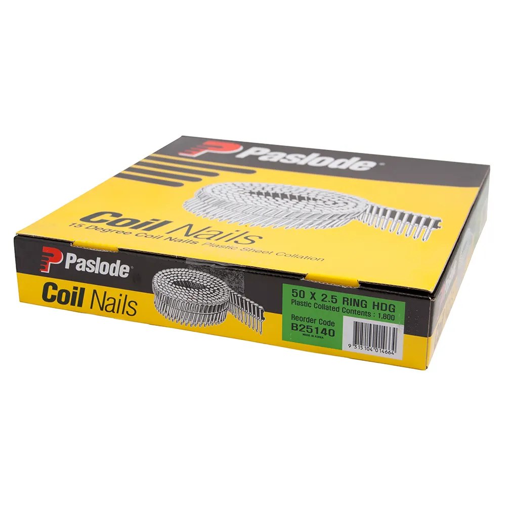 PASLODE 50mm Collated Plastic Sheet Nails 1800 Pack B25140