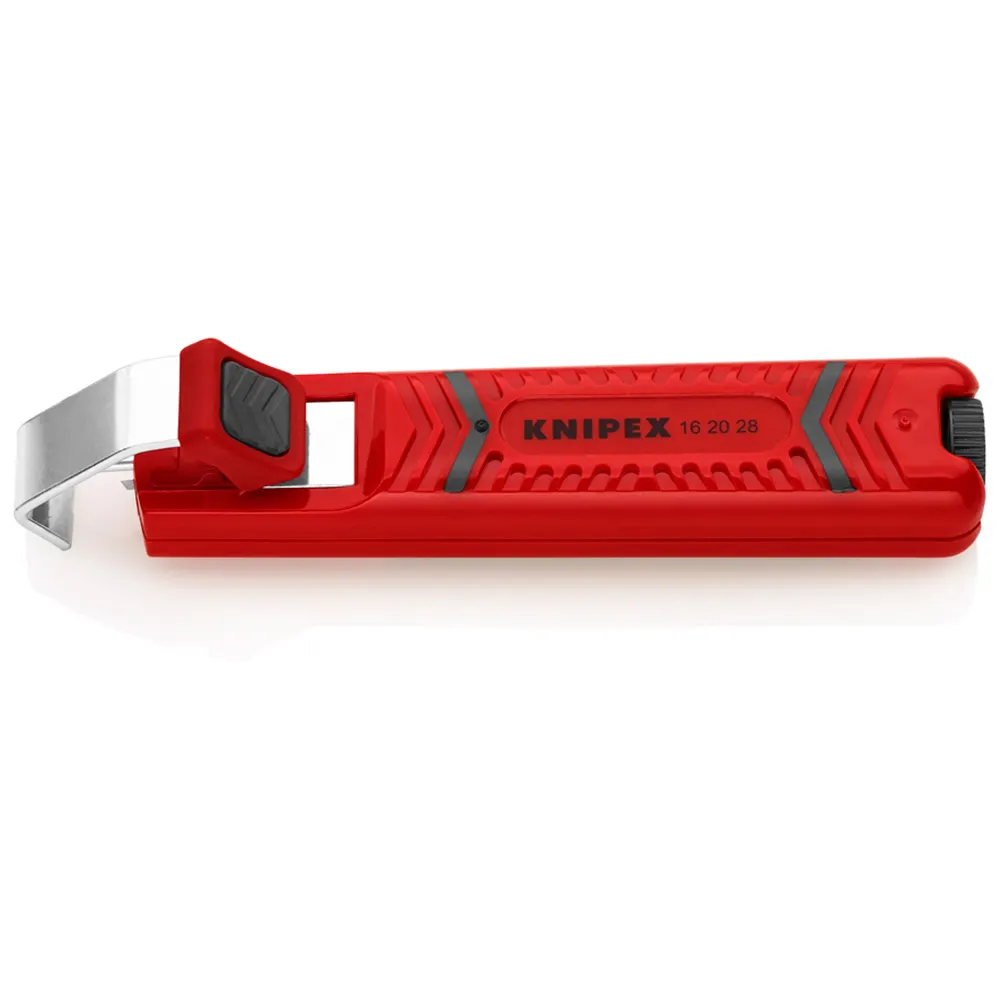 KNIPEX 130mm Dismantle Cable Knife with Hook Blade 162028SB