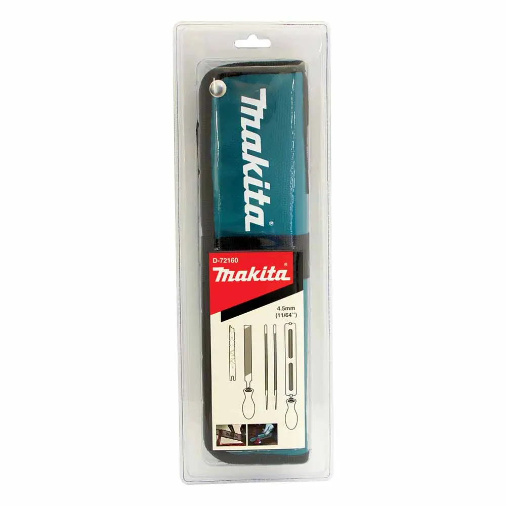 MAKITA 4.5mm Chainsaw Sharpening Rollup Kit D-72160