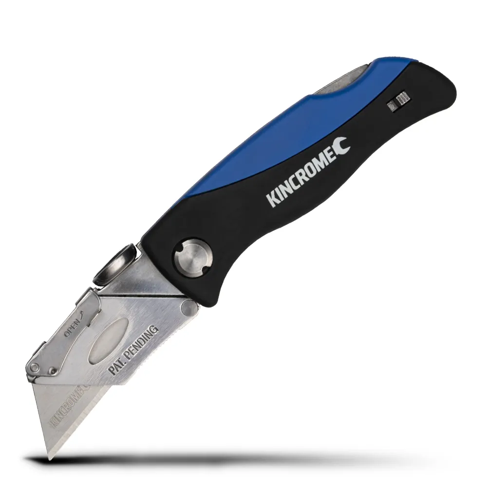 KINCROME 160mm Folding Utility Knife Lock Back K060012