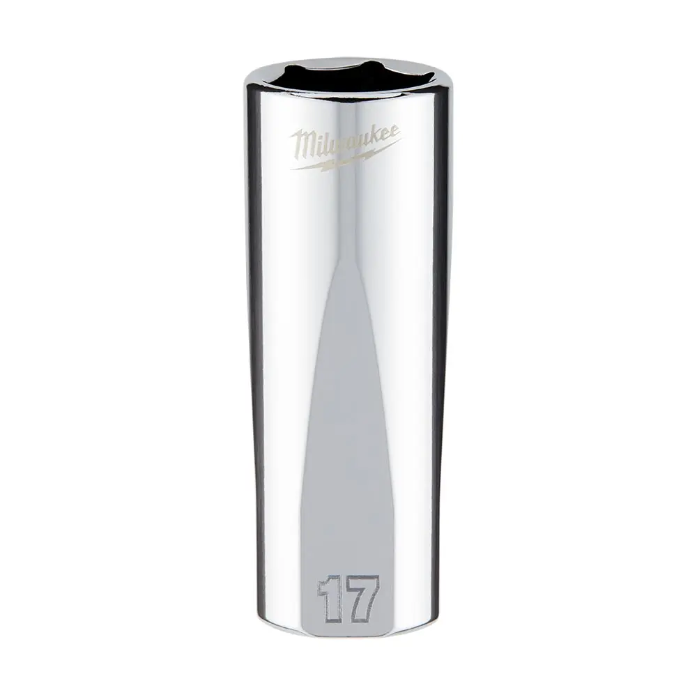 MILWAUKEE 17mm 3/8inch Deep Metric Socket 45340117