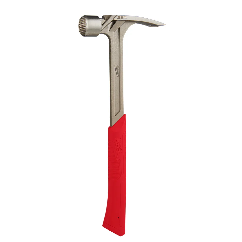 MILWAUKEE 28oz Milled Face Steel Framing Claw Hammer 48229029A