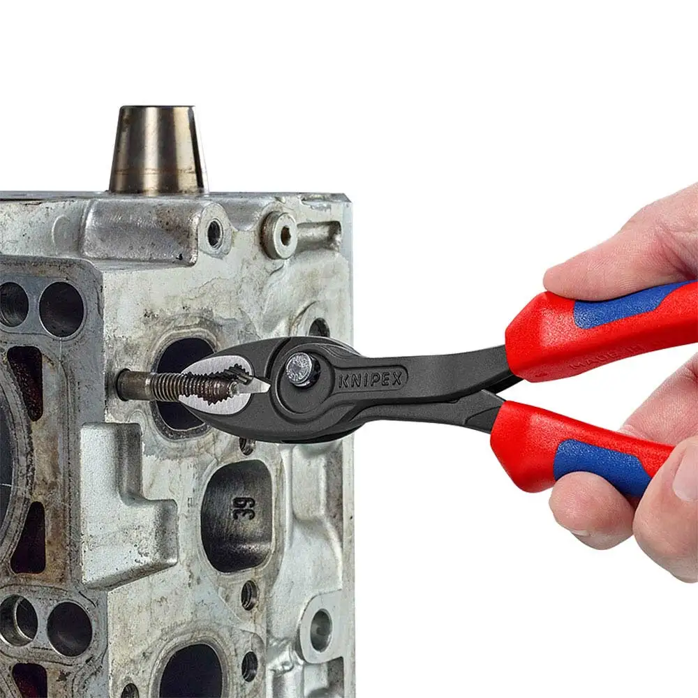 KNIPEX 200mm TwinGrip Slip Joint Plier 8202200SB