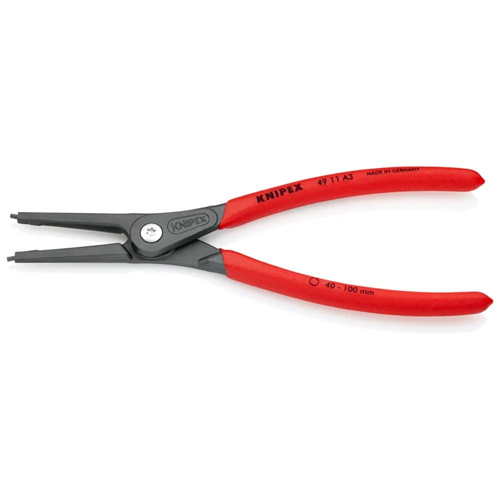 KNIPEX 225mm Precision External Circlip Plier 4911A3SB