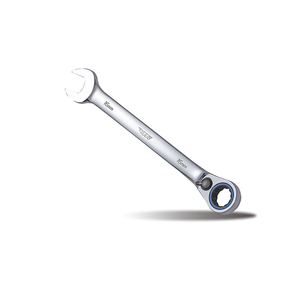 TTI 16mm 72T Metric Reversible Ratcheting Ring/Open-End Spanner TRVM16