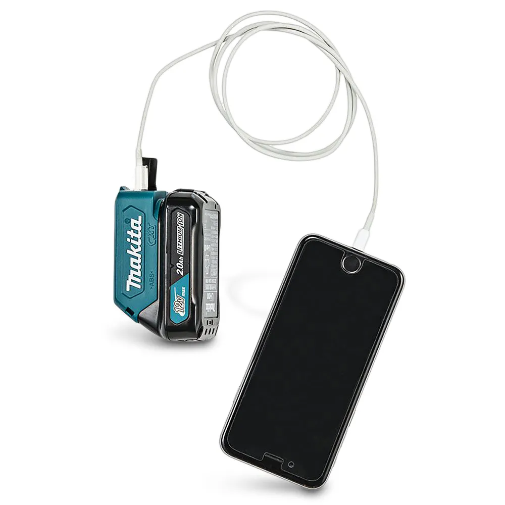 MAKITA 12V Max Mobile USB Charging Adaptor ADP08