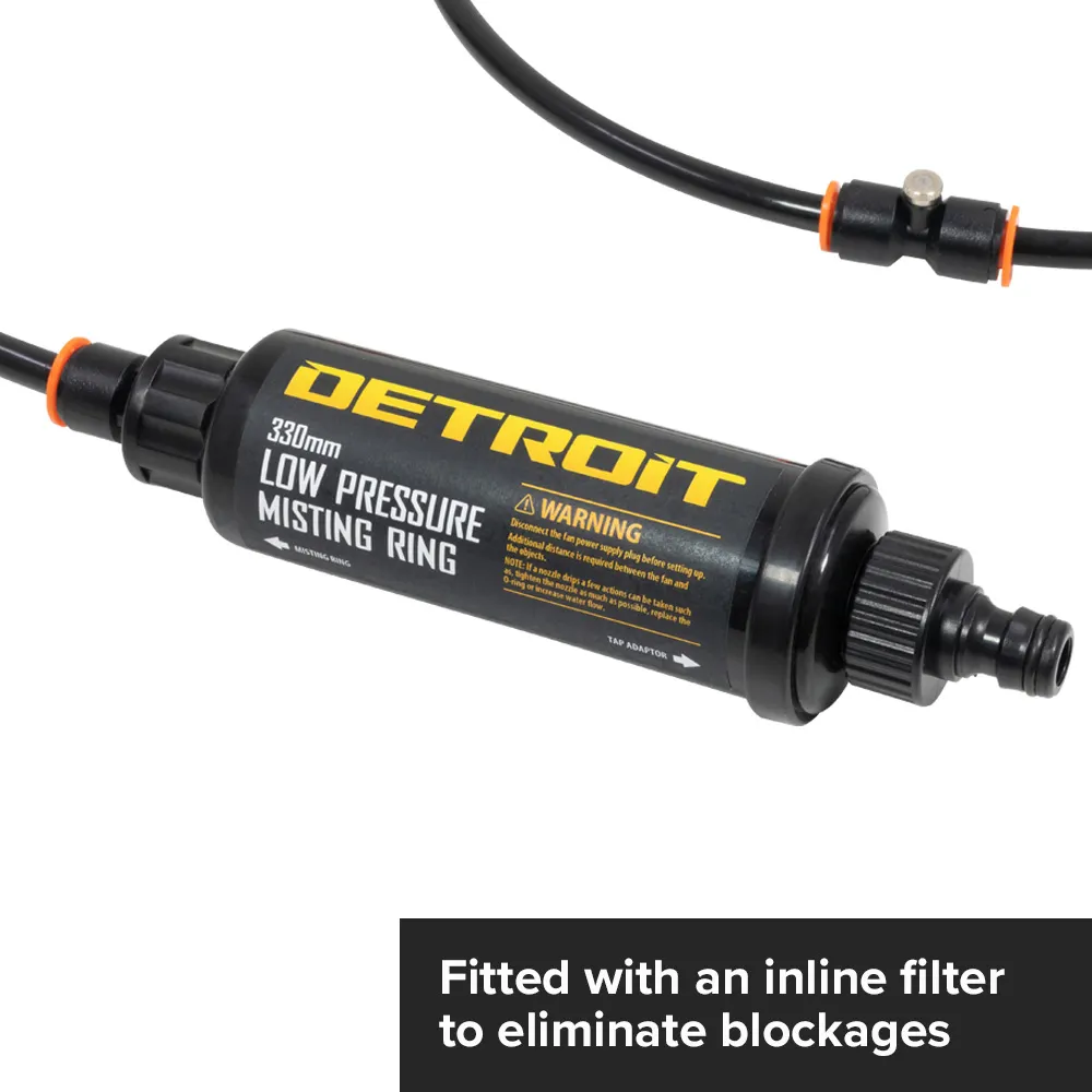 DETROIT 3 Nozzle Anti Drip Misting Ring DMR33