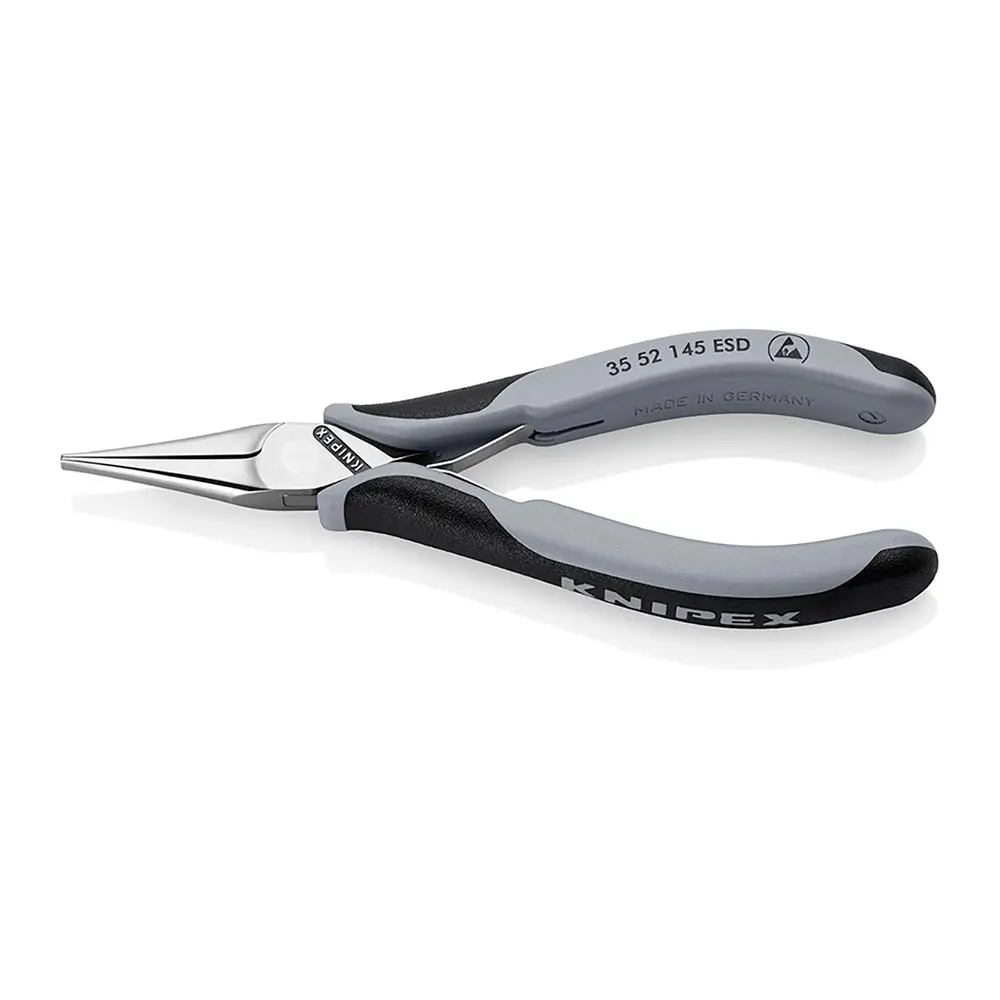 KNIPEX ESD 145mm Electrical Long Nose Pliers 3552145ESD