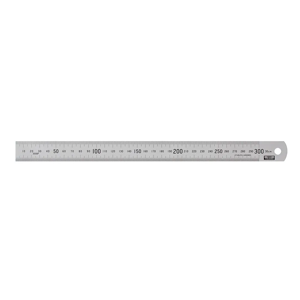 TOLEDO 300mm Double Sided Metric Stainless Steel Rulers 300SP