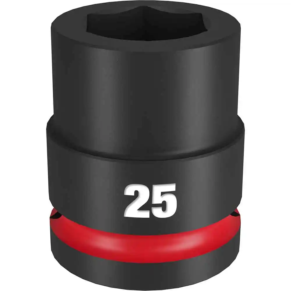 MILWAUKEE SHOCKWAVE 3/4inch Drive 25mm Standard 6 Point Impact Socket 49666363
