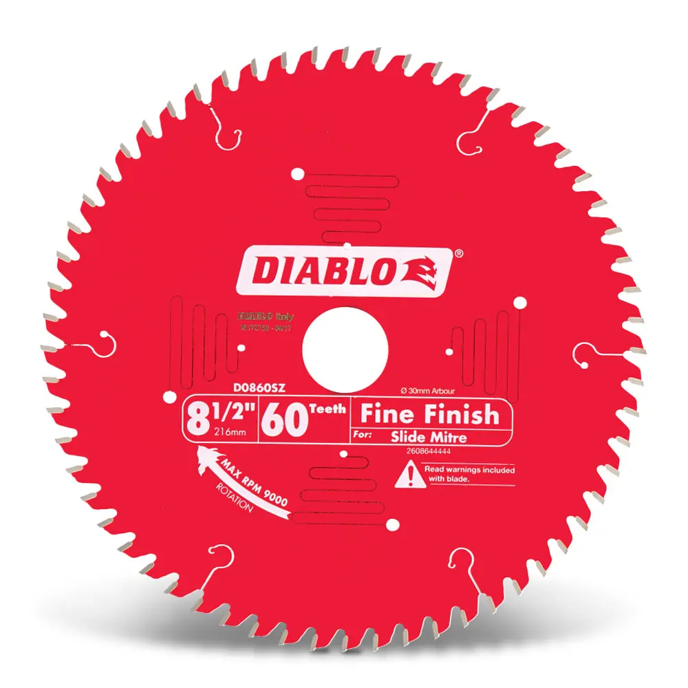 DIABLO 216mm 60T Fine Finish Saw Blade 2608644444