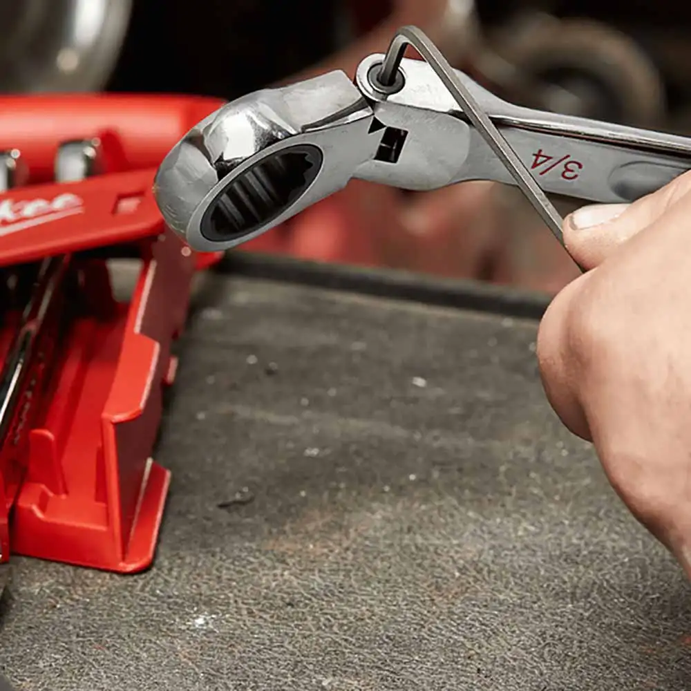 MILWAUKEE Flex Head Combination Wrenches 7 Pieces 48229429