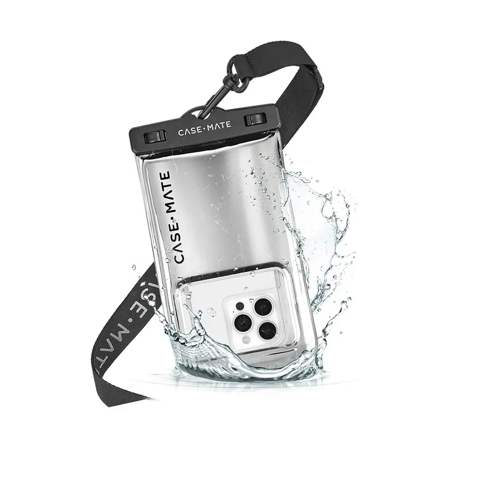 CASE-MATE Waterproof Floating Pouch Large - Silver Chrome CM055488