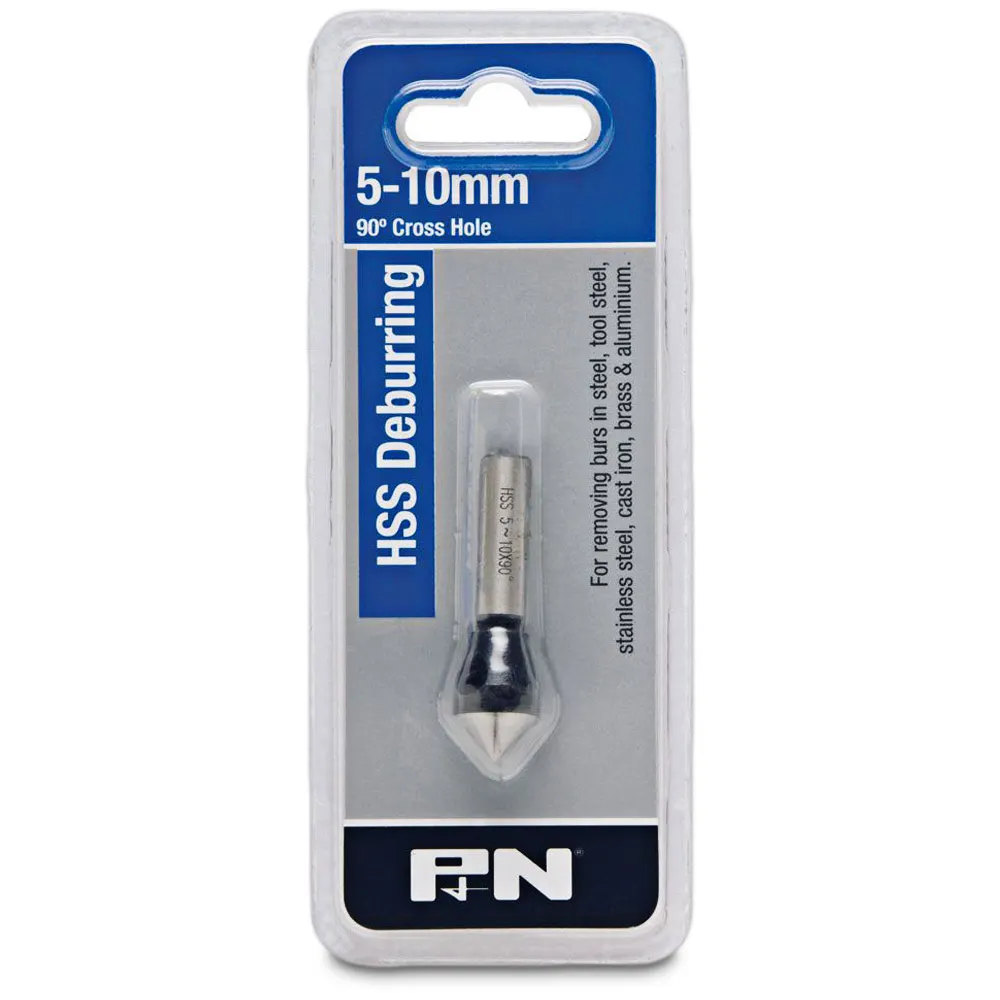 P&N 5-10mm HSS Cross Hole Deburring Countersink