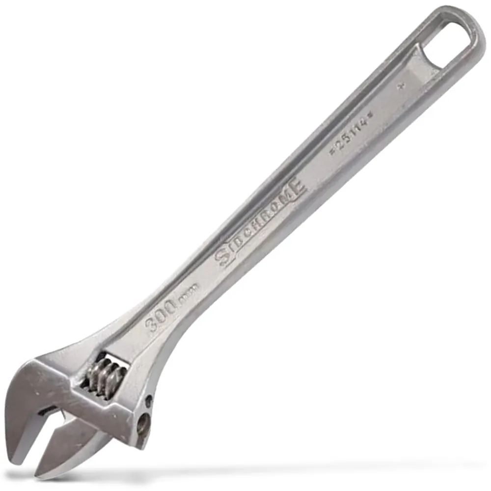 SIDCHROME 375mm Premium Chrome Plated Adjustable Wrench