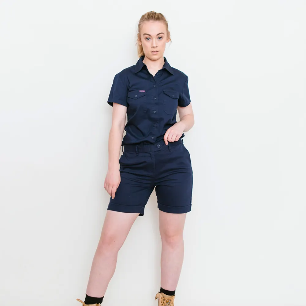 GREEN HIP Light Weight Short Sleeve Ext. Shirt Navy Blue SSS-EXT-B 06