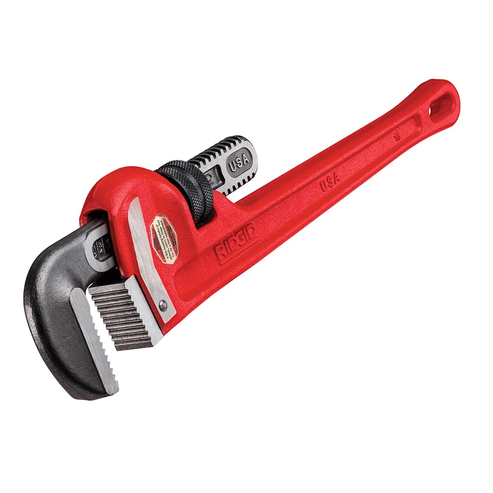 RIDGID 200mm/8inch Heavy-Duty Straight Pipe Wrench 31005