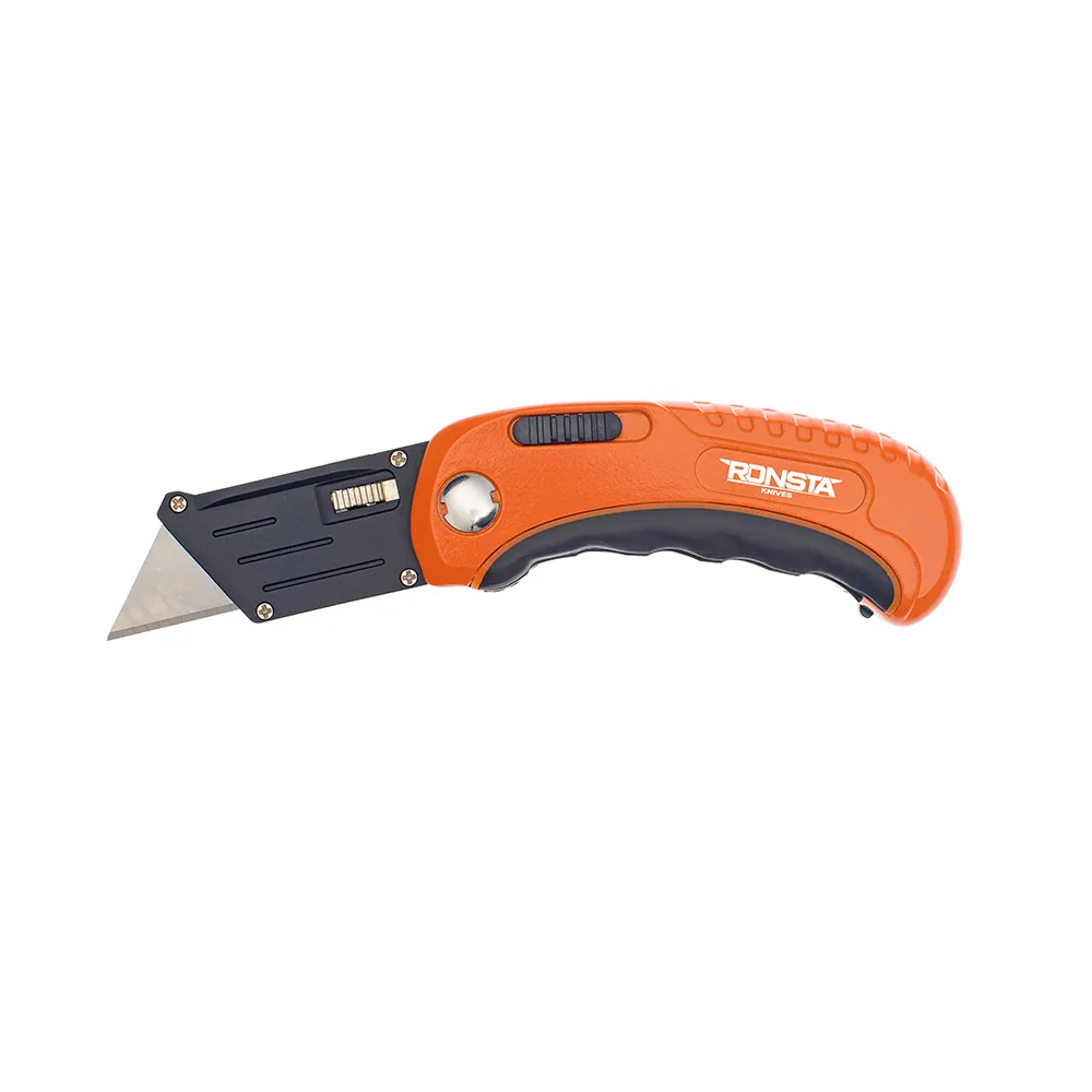 RONSTA Quick Button Release Folding Utility Knife KU001