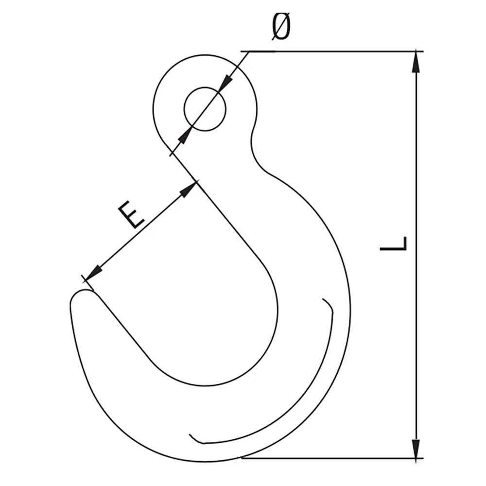 ITM 7-8mm Chain Size Eye Foundry Hook TM9804-01807