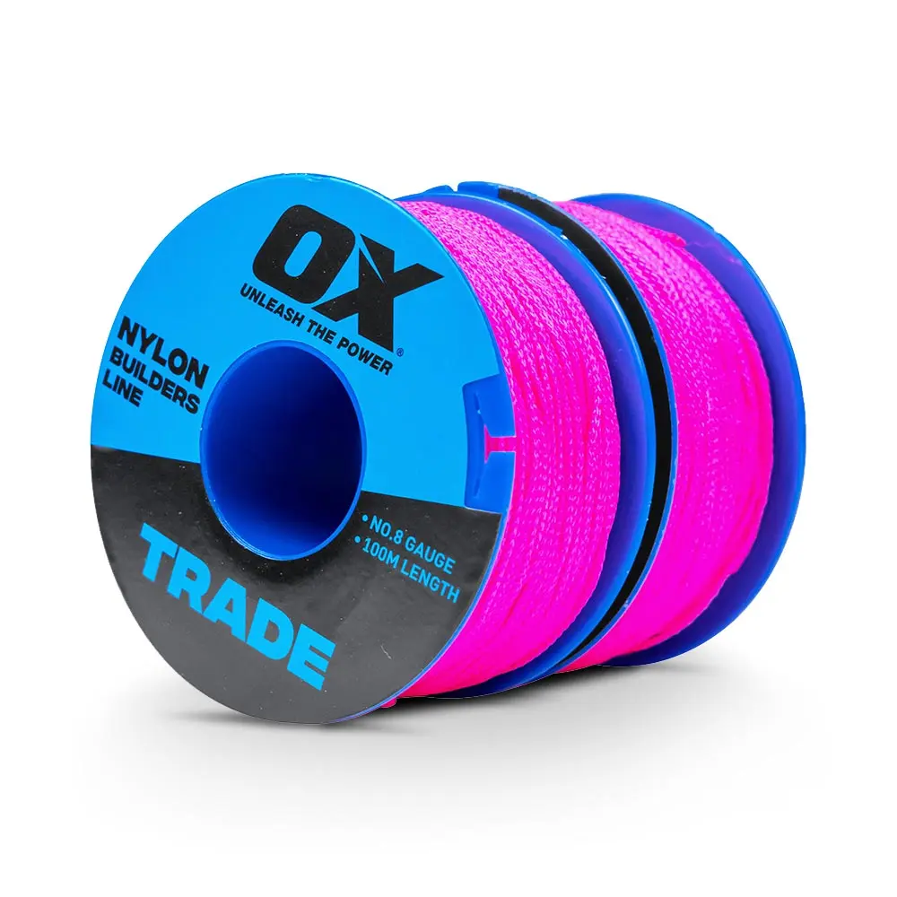 OX Trade 8 100m Pink Builders Line - 2 Piece OX-T434502