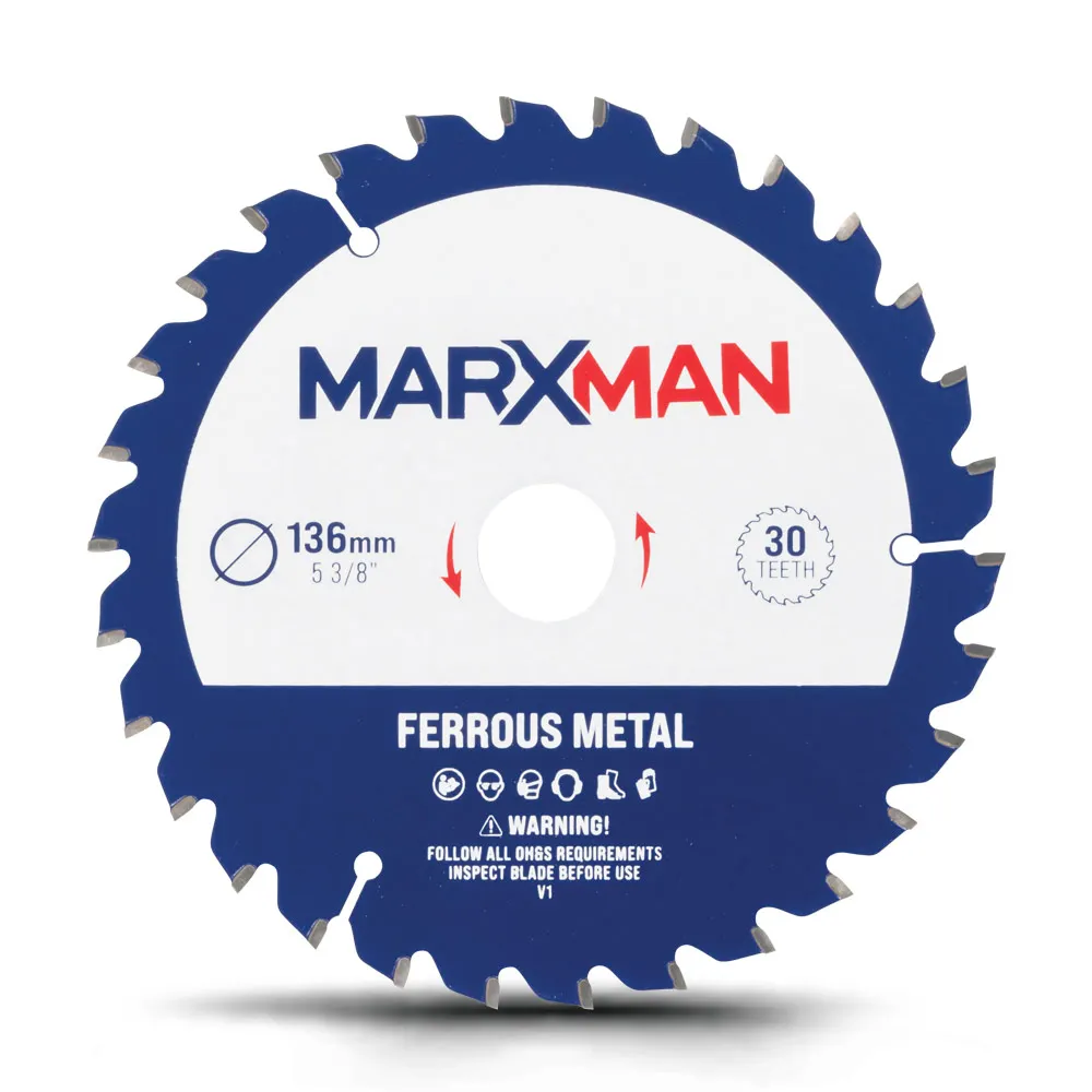 MARXMAN 136x20mm 30T TCT Metal Circular Saw Blade MMCSS13630