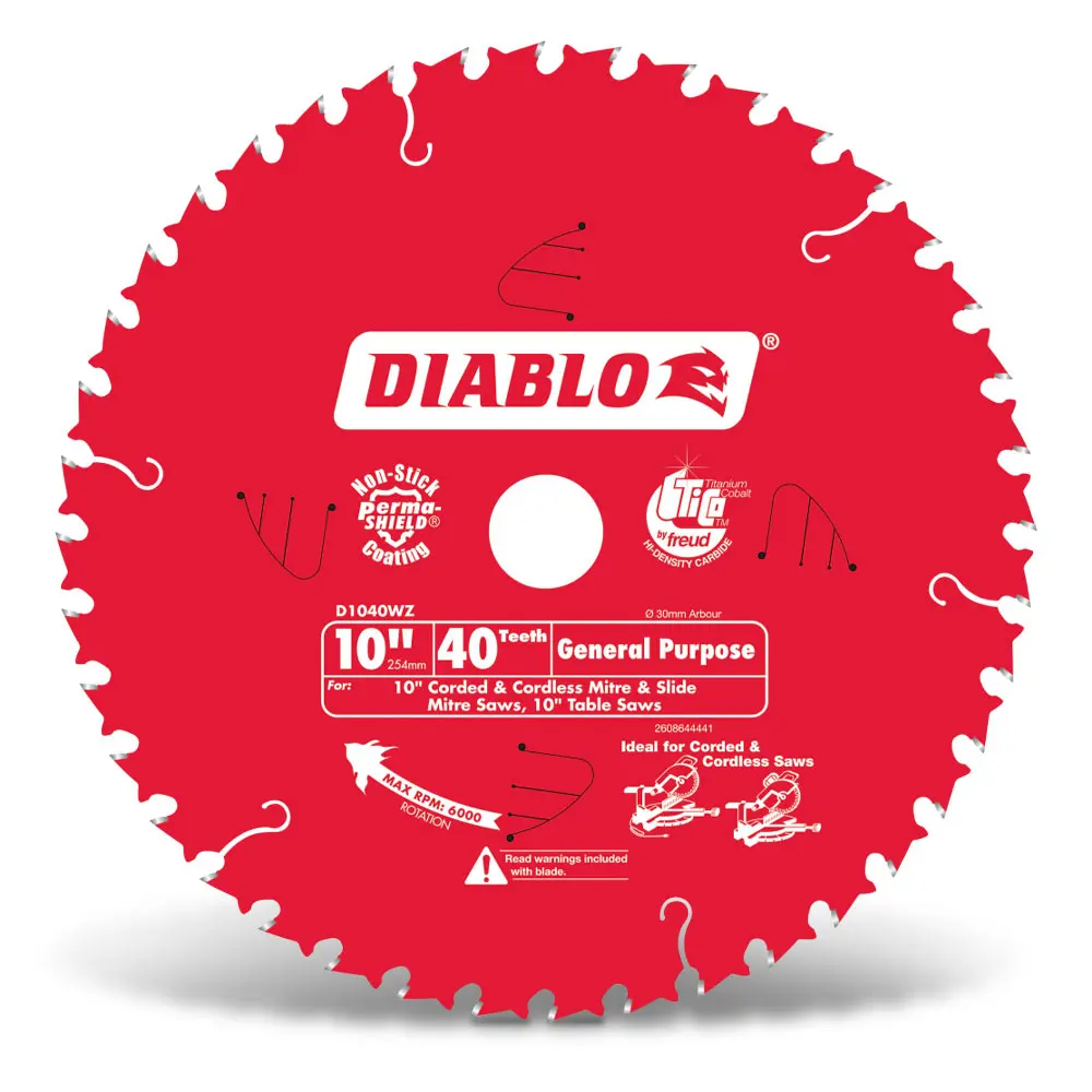 DIABLO 254mm 40T General purpose Saw Blade 2608644441