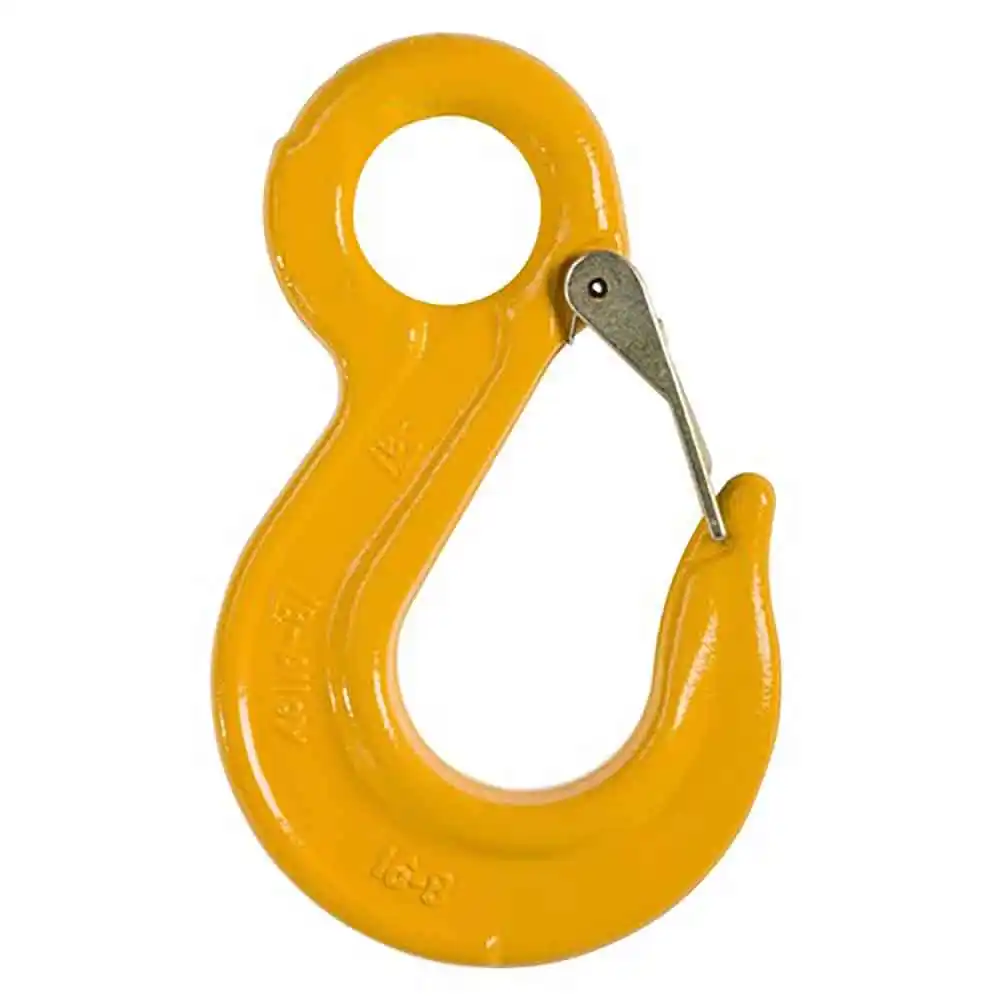BEAVER 7-8mm G80 Eye Sling Hook w/ Safety Latch 885807