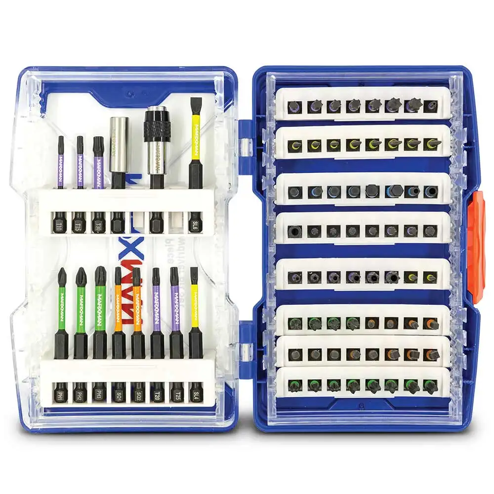 MARXMAN 78 Piece Security Impact Screwdriver Bit Set MSDBS78PC