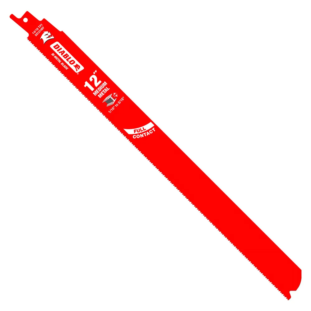 DIABLO 305mm Bi-Metal Recip Blade for Medium Metal Cutting - 5 Piece 2610052334