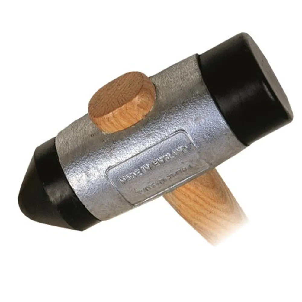 SYKES-PICKAVANT 50mm 623g Rubber Black Handle Wooden Mallet 053100
