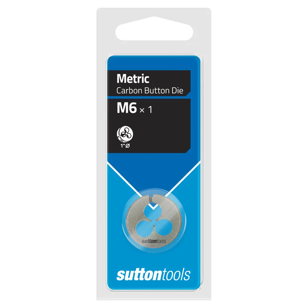 SUTTON M6.0 x 1.0 1inch OD Button Die M4000600
