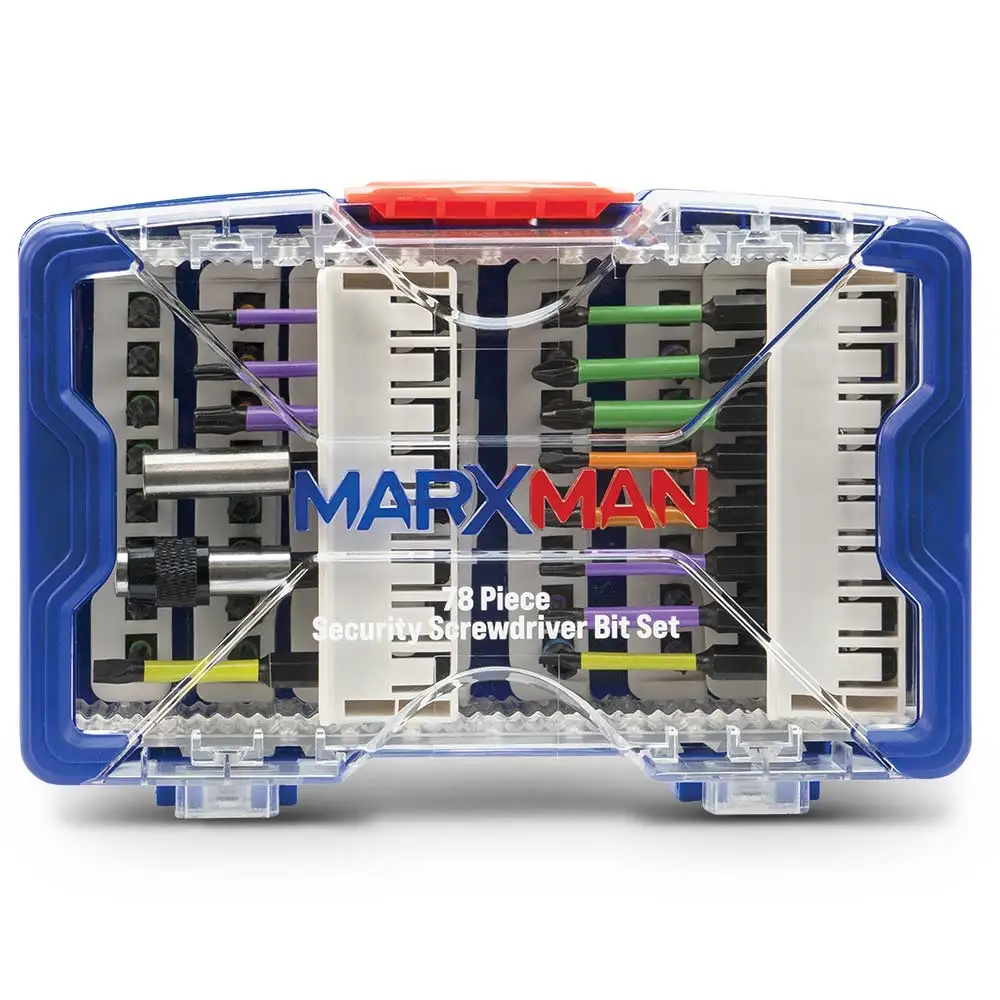 MARXMAN 78 Piece Security Impact Screwdriver Bit Set MSDBS78PC