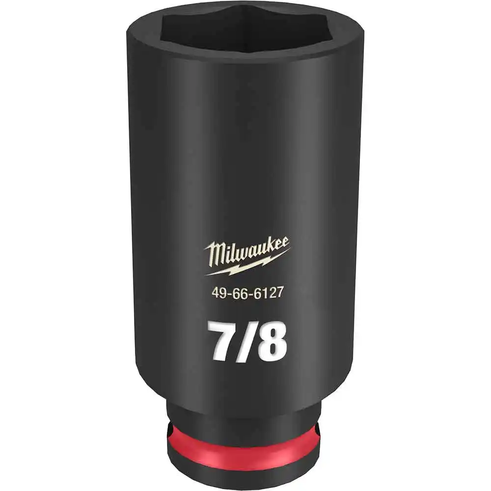 MILWAUKEE SHOCKWAVE 3/8" Drive 7/8" Deep 6 Point Impact Socket 49666127