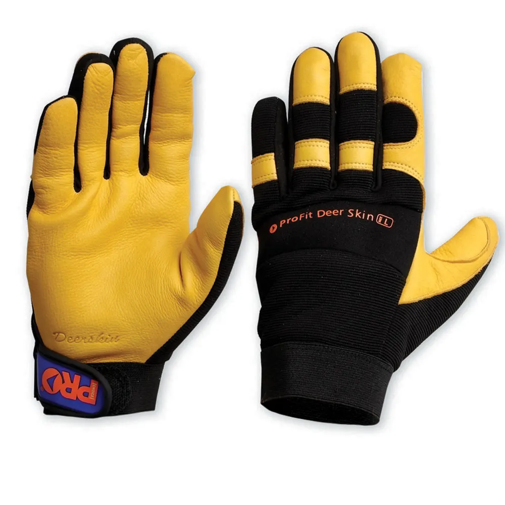 PROCHOICE Gloves Rigger Leather L Deerskin Palm, Profit