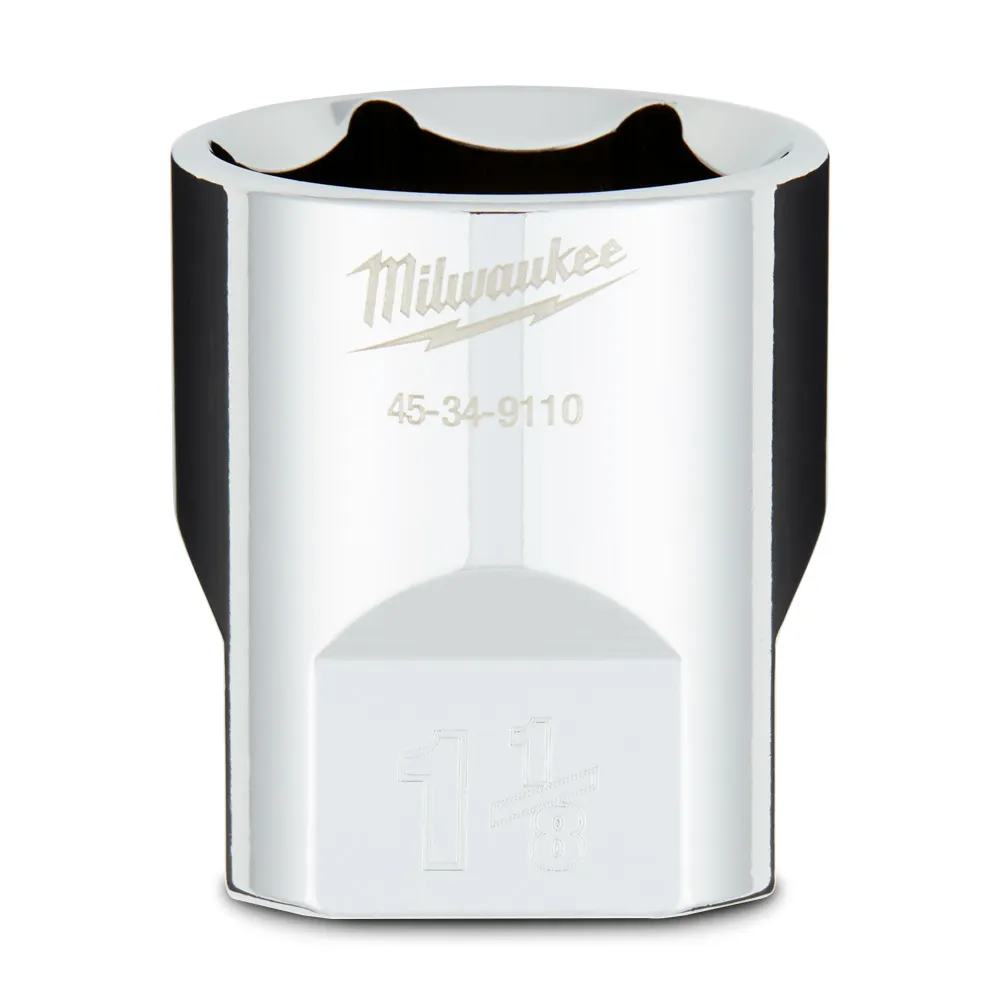 MILWAUKEE 1/2 Drive 1-1/8inch SAE 6-Point Socket 45349110