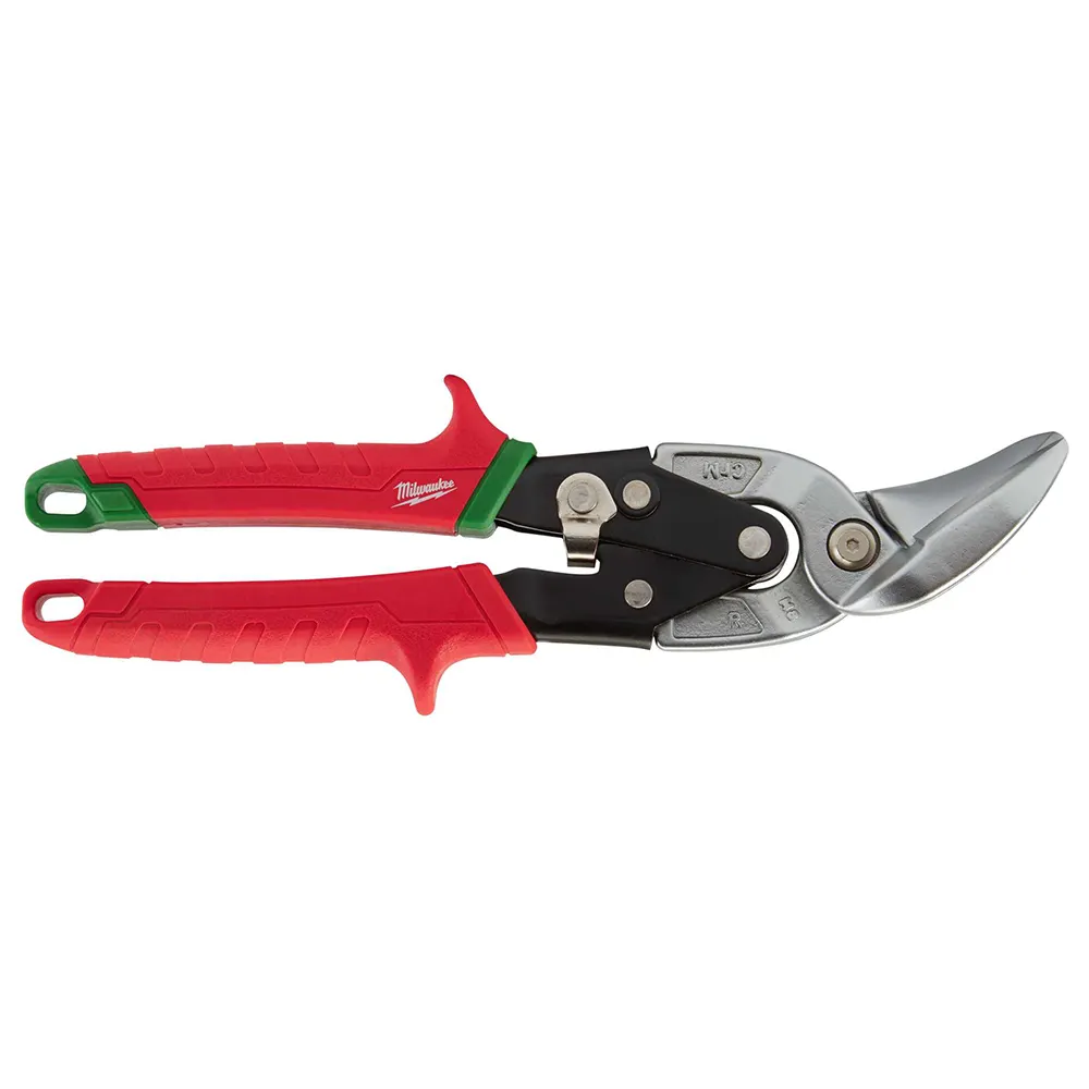 MILWAUKEE 248mm Right Cutting Offset Aviation Snips 48224522
