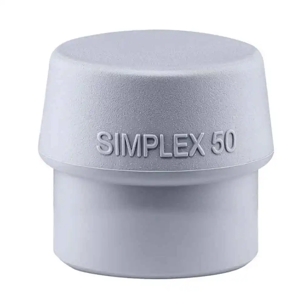 HALDER 1pk 50mm Insert Mallet TPE mid Tips - Grey 3203.05
