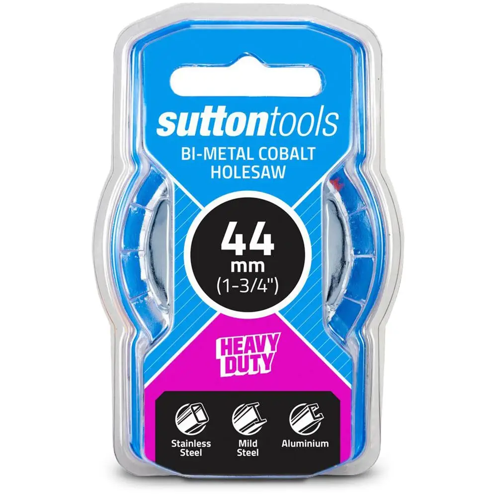 SUTTON 44mm (1.3/4inch) Bi-Metal Cobalt Holesaw
