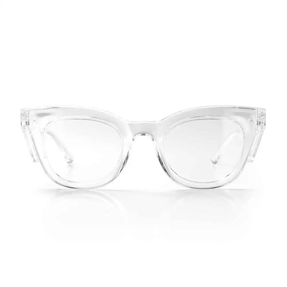SAFESTYLE Harps Clear Frame Clear Lens Safety Spectacles HCC100