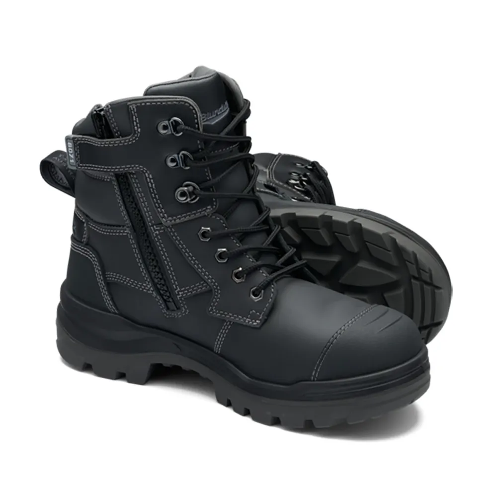 BLUNDSTONE 8071 Black Steel Toe Capped Unisex Safety Boot 8071030
