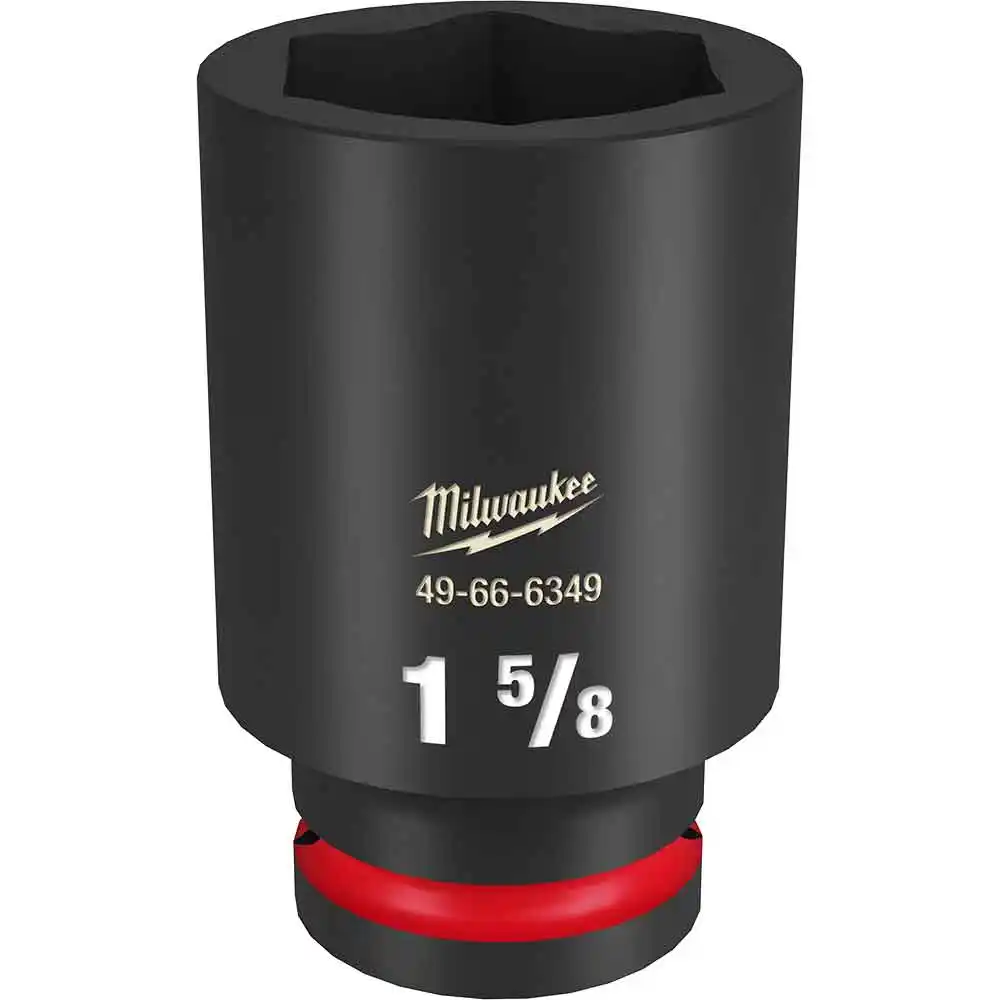 MILWAUKEE SHOCKWAVE 3/4" Drive 1-5/8" Deep 6 Point Impact Socket 49666349