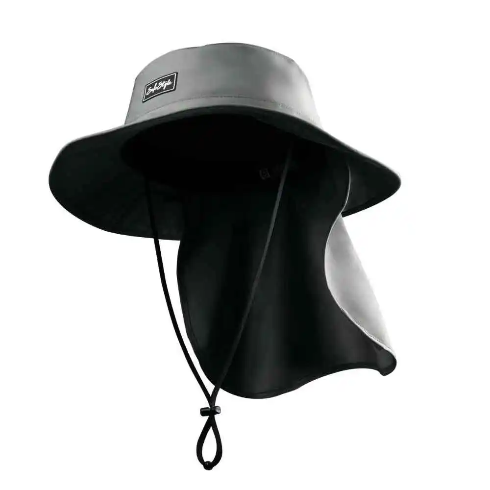 SAFESTYLE Graphite L/XL Flap Worksite To Weekend Bucket Hat WTWBGL100