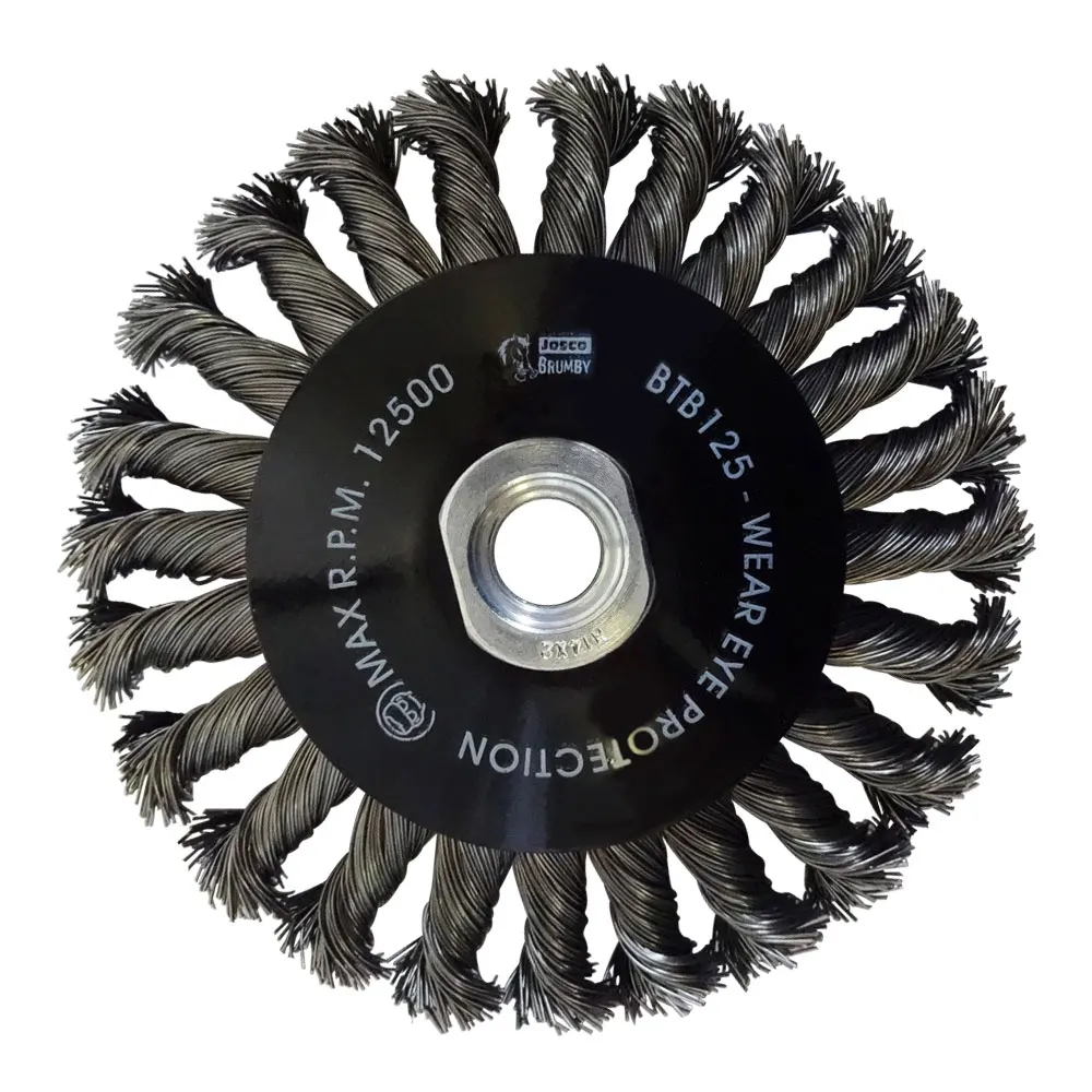 JOSCO BRUMBY 125mm Twistknot Bevel Brush BTB125