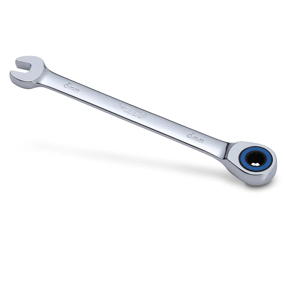 TTI 6mm 72T Metric Ratcheting Ring/Open-End Spanner TRTM06