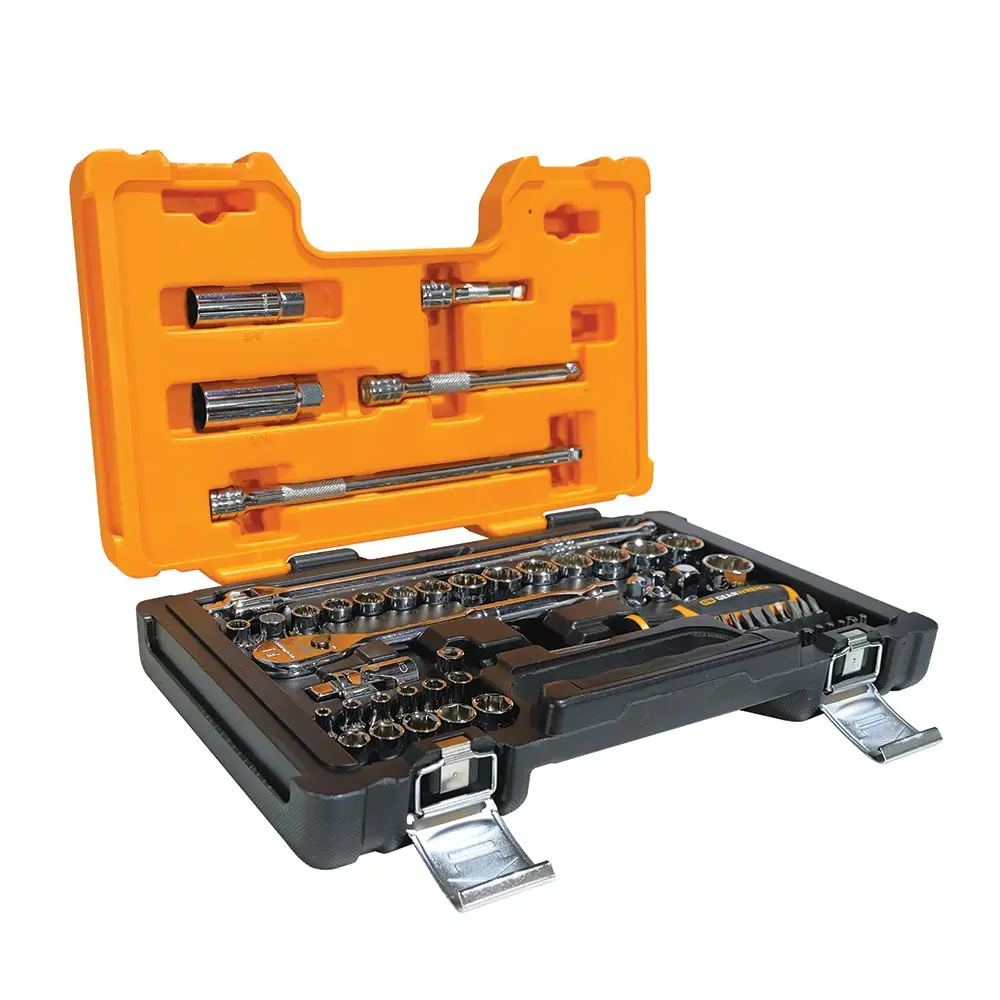 GEARWRENCH 1/4 & 3/8 Metric/SAE Socket Set - 57 Piece 83068N