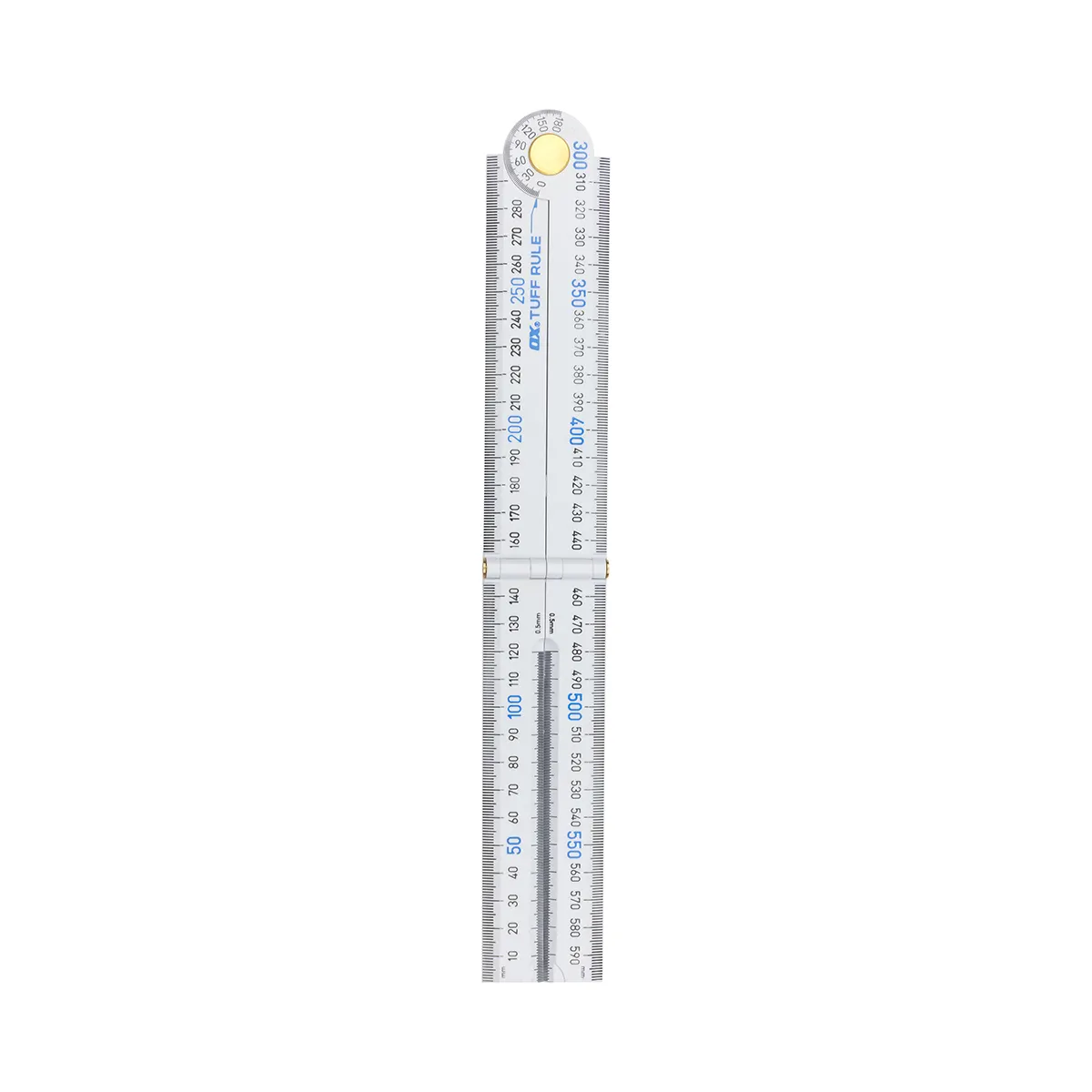 OX 600mm Pro Metric Tuff Folding Rule - White OX-P507216