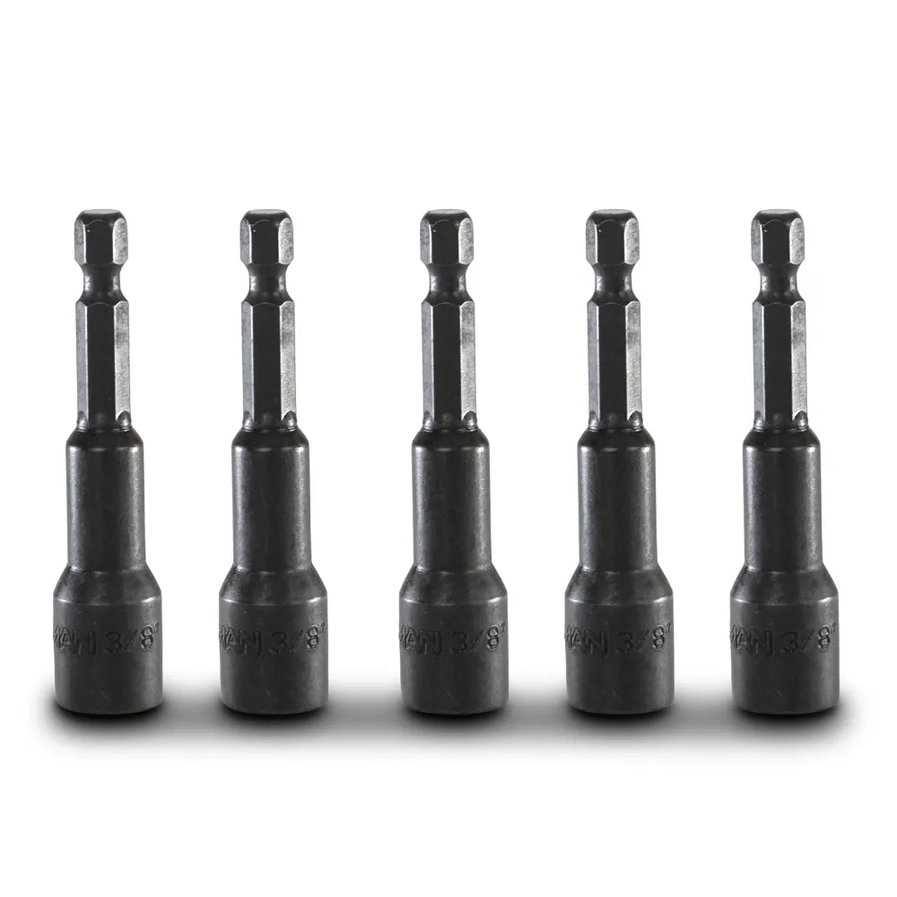 MARXMAN 3/8x65mm Magnetic Power Impact Nutsetter Bit - 5 Piece MN38655PC