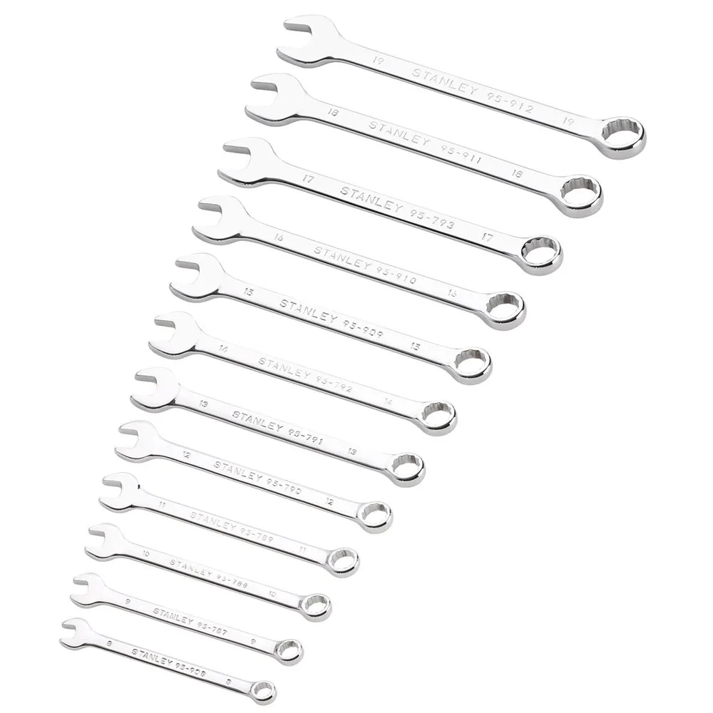 STANLEY 12 Piece ROE Spanner Set Met STMT82843-0