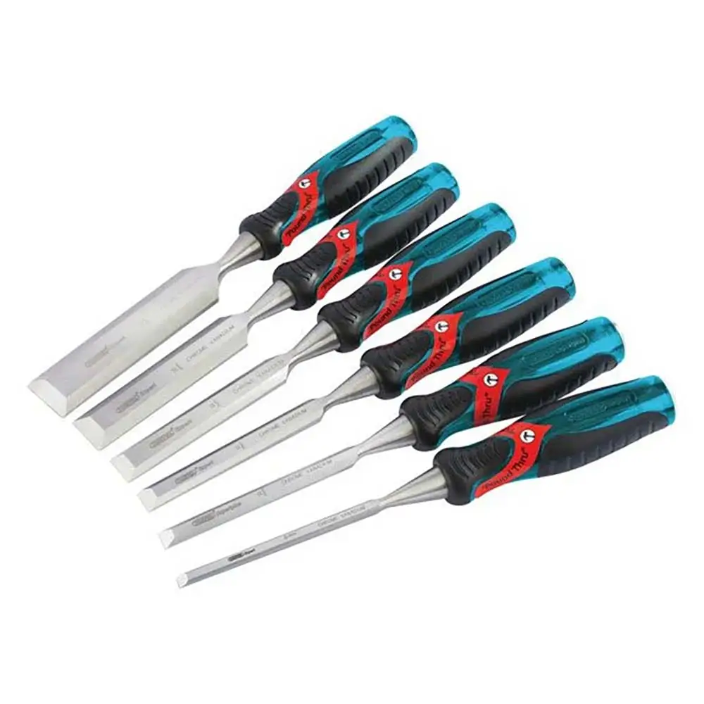DRAPER Tang Thru Chisel Wood Set - 6 Piece 70419